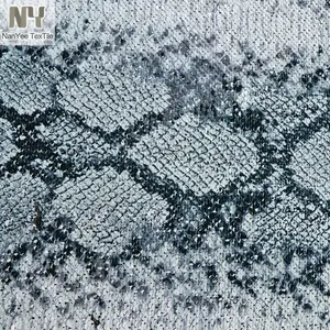 Nanyee tecido de lantejoulas impresso, tecido têxtil impresso digital feito sob encomenda