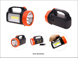 150 LM F8 + 2 w COB alimentato <span class=keywords><strong>a</strong></span> <span class=keywords><strong>Batteria</strong></span> Riflettore con la Maniglia e la Luce di Posizione, Leggero per Ambientazione Esterna Faro - Product Image 2