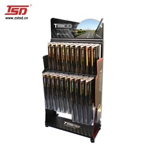 Tùy Chỉnh Sàn Khuyến Mãi Pos Kim Loại Kính Chắn Gió <span class=keywords><strong>Wiper</strong></span> Blade Hiển Thị <span class=keywords><strong>Rack</strong></span>, Phụ Kiện Xe Hơi Hiển Thị Đứng - Product Image 6