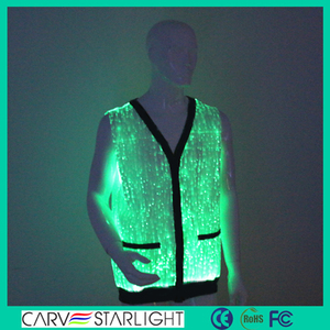 Iluminación led luminoso que cambia de color de hombres de moda chaleco - Product Image 3