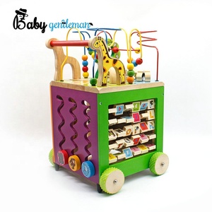 Top vente première éducatifs en <span class=keywords><strong>bois</strong></span> bébé <span class=keywords><strong>trotteur</strong></span> avec occupé activités Z16040E - Product Image 3