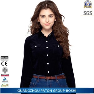 Camicette eleganti personalizzate camicie da ufficio in Chiffon da <span class=keywords><strong>donna</strong></span> camicetta da <span class=keywords><strong>donna</strong></span> camicia di flanella <span class=keywords><strong>rossa</strong></span> - Product Image 2