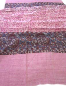 Écharpe jacquard Semi en pashmina 100%, châle en laine Fine - Product Image 2