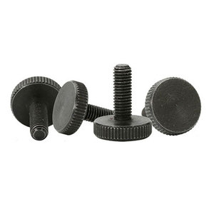 Nắp Đầu Có Khía Không Gỉ 2.5Mm M2 M2.5 M3 M4 M5 M6 <span class=keywords><strong>M7</strong></span> M8 M10 Vít Ngón Tay Cái Mỏng Bằng Thép Màu Đen Trung Quốc Tùy Chỉnh OEM - Product Image 1