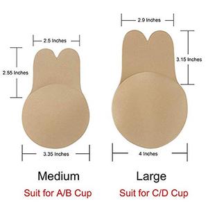 Soulever les mamelons couvre femmes poitrine soulever Invisible <span class=keywords><strong>soutien</strong></span>-<span class=keywords><strong>gorge</strong></span> <span class=keywords><strong>bande</strong></span> sans bretelles dos nu collant lapin oreille auto-adhésif Pasties soutiens-<span class=keywords><strong>gorge</strong></span> - Product Image 2