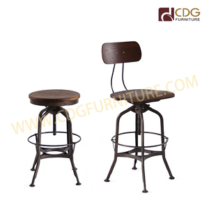 Tabouret de Bar réglable en contreplaqué, chaise européenne et américaine Toledo - Product Image 3