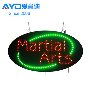 Pastel caliente interior pantalla LED acrílico LED Flasher artes marciales tienda LED pantalla de publicidad proveedor de fábrica - Product Image 1