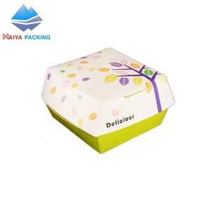 Dongguan fábrica de papel de hamburguesa de embalaje de alimentos de lucn caja de hamburguesas - Product Image 4