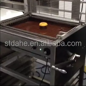 آلة طلاء الكعك بالشوكولاتة نصف أوتوماتيك, آلة طلاء الكعك الصغيرة بالشوكولاتة