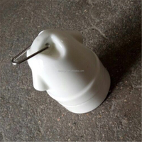 Douille de lampe E27 en porcelaine, support de lampe, ampoule noire de Table, avec crochet, nouveau design 2107