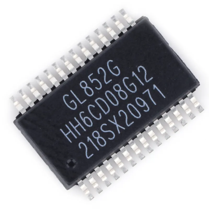GL852G यूएसबी नियंत्रक मास्टर आईसी चिप SSOP-28 इलेक्ट्रॉनिक भागों