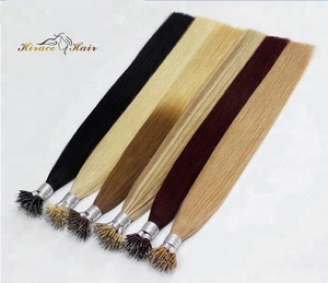 Nouvelles extensions de cheveux vierges Remy européennes à pointe nano, double trame, micro-anneaux, cheveux humains <span class=keywords><strong>Hirace</strong></span> Nano - Product Image 2