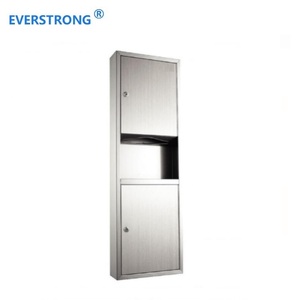 Everstrong Thép Không Gỉ N Fold Khăn Giấy Khăn Giấy Với Thùng Rác ST-V610A Nhà Vệ Sinh Cuộn Với Thùng Rác - Product Image 6