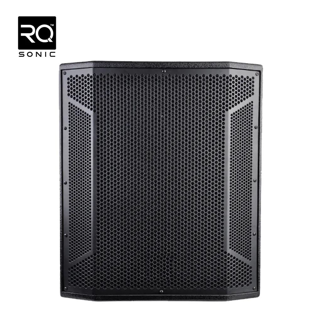 RQSONIC-Altavoces de graves profesionales WI18AT-800W, dispositivo de audio de alta potencia pa, caja de madera activa, subwoofer, sistema de sonido para dj, 18 pulgadas