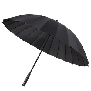 Parapluie avec Golf droit 24K, original, à Large bâton, côtelé OEM