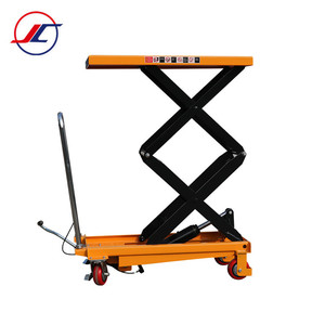 Jichuan <strong>Manual</strong> Hydraulic <strong>Boom</strong> <strong>Lift</strong> Table 350kg Loading Capacity High Quality Steel 905x500x50mm - Product Image 5