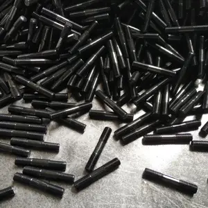 Black Double End Threaded Stud Bolts And Nuts Made In China