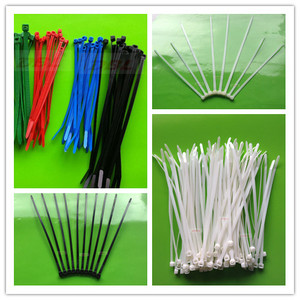 Ul fabricante azul- de color de auto- bloqueo de cable de nylon empate de la máquina - Product Image 1