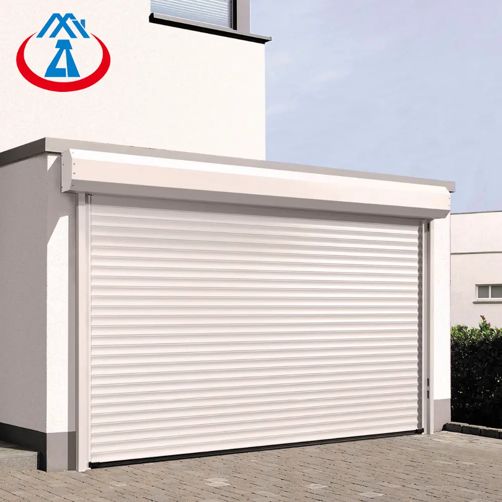 ZHTDOORS-persiana enrollable de aluminio para puerta de garaje, persiana eléctrica industrial, precio al por mayor