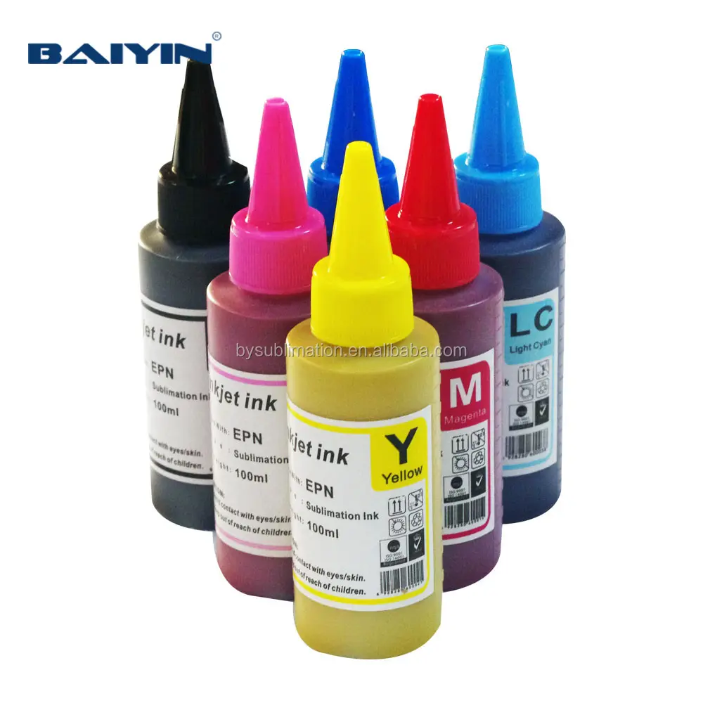 Mực Thăng Hoa Với CMYK/CMYK, LC, CLM Màu Cho Máy In Phun