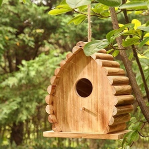 Natuurlijke Huis 100% Gerecycled Materiaal Groothandel Goedkope Houten Vogel Volière/Vogel Feeder/Vogelnest - Product Image 3
