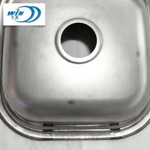 Acciaio inox Singapore Vasca Singola Forma Rettangolare Cucina Lavello <span class=keywords><strong>Con</strong></span> Rifiuti Drainer <span class=keywords><strong>Miscelatore</strong></span> - Product Image 4