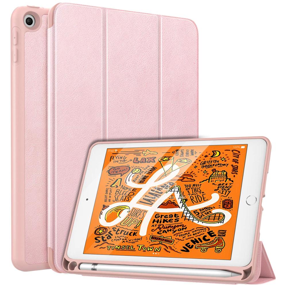Моко смарт-крышка планшета чехол для IPad мини 5 2019 с держателем для карандашей