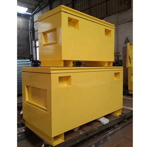 Caja de Herramientas Rodante de Acero Amarilla Grande e Impermeable con Ruedas - Product Image 1