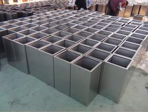 Jardinières personnalisées en acier inoxydable grand pot de fleurs en or rose avec support pour jardinières d'<span class=keywords><strong>intérieur</strong></span> Pots de fleurs - Product Image 6