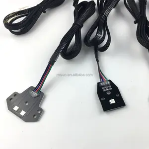 متعدد الألوان DRL أدى لوحات RGB ل 16 + شاحن شاحنة المصباح