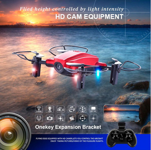 Hottoys tamaño de bolsillo mini teléfono inteligente WiFi y control remoto 2.4g FPV RC drone plegable con cámara - Product Image 5