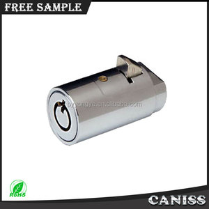 Seguridad 7 pasadores de seguridad de aleación de Zinc <span class=keywords><strong>mango</strong></span> tubular cerraduras y llaves para máquinas expendedoras - Product Image 2