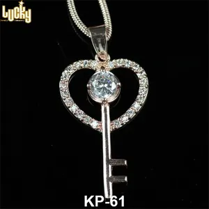 New products 2017 promotional necklace 2017 vintage lacie heart pendant necklace design for couples