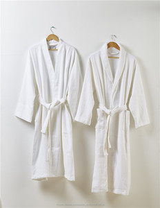 Qualité supérieure Logo Brodé De Luxe Hôtel Gaufre <span class=keywords><strong>Peignoir</strong></span> Éponge - Product Image 1