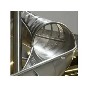 Custom stainless steel outdoor slippery slide on the playground equipment