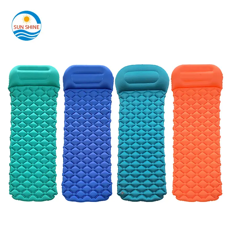 Sunshine travel custom mattress ultralight mat portable TPU inflatable air self inflating camping sleeping pad