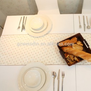 traditionnels de broderie de sequin length325mm <span class=keywords><strong>chemin</strong></span> de <span class=keywords><strong>table</strong></span> en <span class=keywords><strong>lin</strong></span> - Product Image 2