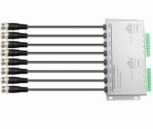 8CH HD CVI/TVI/AHD transceptor pasivo <span class=keywords><strong>Video</strong></span> <span class=keywords><strong>Balun</strong></span> adaptador transmisor BNC a UTP Cat5/5E/6 Cable 720P 1080P Monitor - Product Image 3