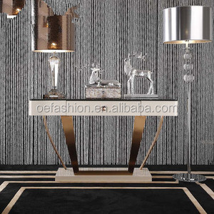 OE-FASHION marroquí fósiles moderno <span class=keywords><strong>de</strong></span> sala <span class=keywords><strong>de</strong></span> estar <span class=keywords><strong>muebles</strong></span> <span class=keywords><strong>de</strong></span> madera sólida <span class=keywords><strong>de</strong></span> acero inoxidable <span class=keywords><strong>de</strong></span> mármol natural superficie <span class=keywords><strong>de</strong></span> <span class=keywords><strong>entrada</strong></span> <span class=keywords><strong>de</strong></span> - Product Image 4