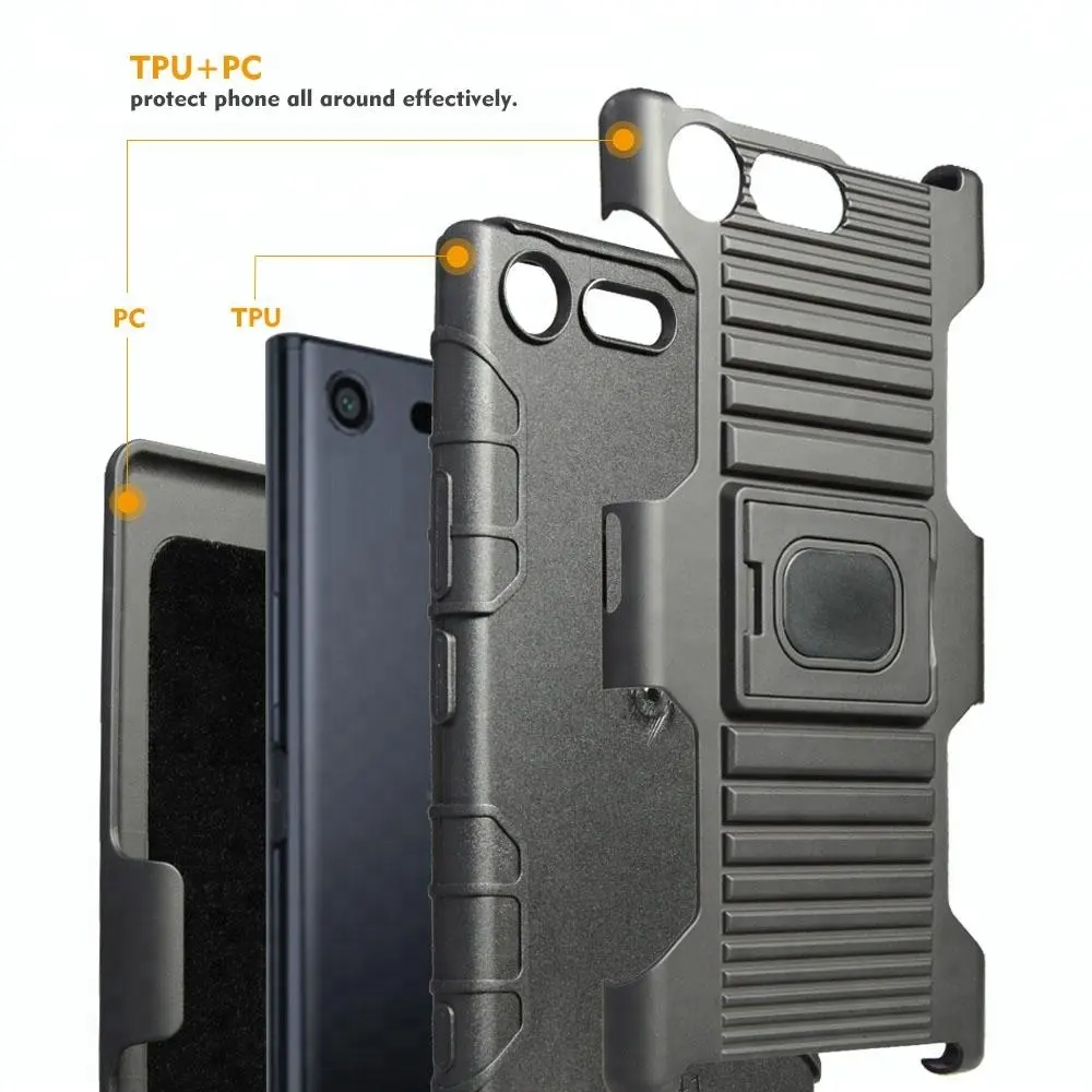 TPU + PC antiurto Armatura copertura del telefono mobile di caso di shell per sony xperia XZ premium