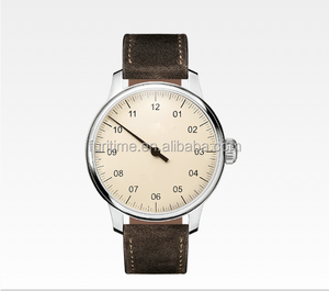 Relojes de pulsera de lujo de acero inoxidable con logotipo personalizado grande automático de una mano de marca superior para hombre - Product Image 3