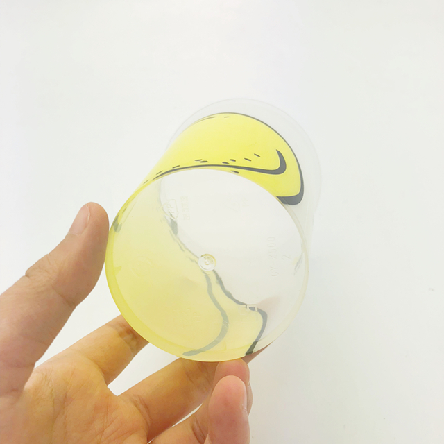 Новый дизайн, небьющаяся пластиковая чашка с логотипом и цветным принтом для детей, без БФА, пластиковая чашка с логотипом