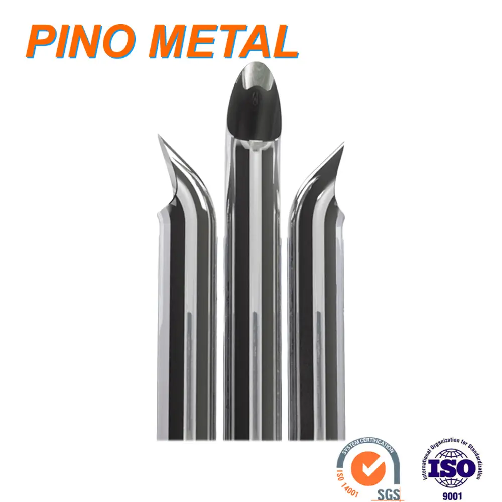 High Polishing stainless steel or Chromed Exhaust Top Stack for Semi Truck