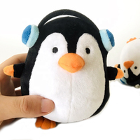 Peluche de pingüino personalizado, muñeco de peluche de pingüino suave