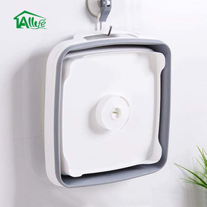 <span class=keywords><strong>De</strong></span> plástico plato bañera pequeña con desagüe plegable <span class=keywords><strong>comida</strong></span> filtros DishPan colador sobre el fregadero plato <span class=keywords><strong>escurridor</strong></span> - Product Image 4