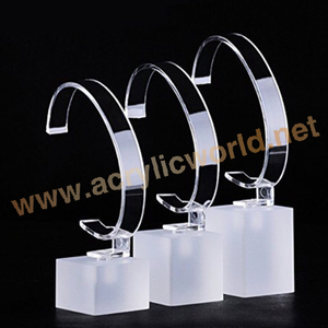 นาฬิกาอะคริลิคชั้นวางจอแสดงผลมัลติฟังก์ชั่ยืนแสดงวงเล็บ - Product Image 4