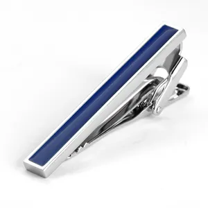 Clipe de gravata barra esmalte azul marinho, clipe de gravata de aeronaves para homens