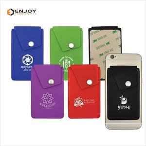 Promotionele Milieuvriendelijke Siliconen Knop Smartphone Portemonnee - Product Image 6