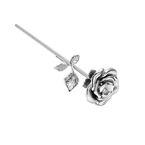 Modern Rose Flower-Shaped Stainless Steel Memorial Locket &amp; Pet <strong>Casket</strong> Urn <strong>for</strong> Small Animals <strong>Ashes</strong> Durable Eco-Friendly Keepsake - Product Image 3