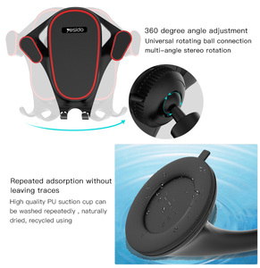 Compras de la gota ángulo de rotación del teléfono del coche soporte para teléfono móvil Universal de coche para 4-6,5 pulgadas - Product Image 5